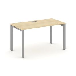 Style Project Next Стол письменный SN-59P.SP-003 Акация Лорка/Металл Серый/Серебро Заглушка 1380*600*750 - Фото предпросмотра