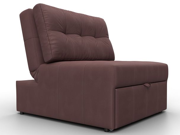 Кресло-кровать Лига-107 (80) Замша бордовый - Вид 3