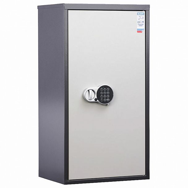 Шкаф металлический для документов AIKO "SL-87ТEL" ГРАФИТ, 870х460х340 мм, 21 кг, S10799090902 - Вид 3