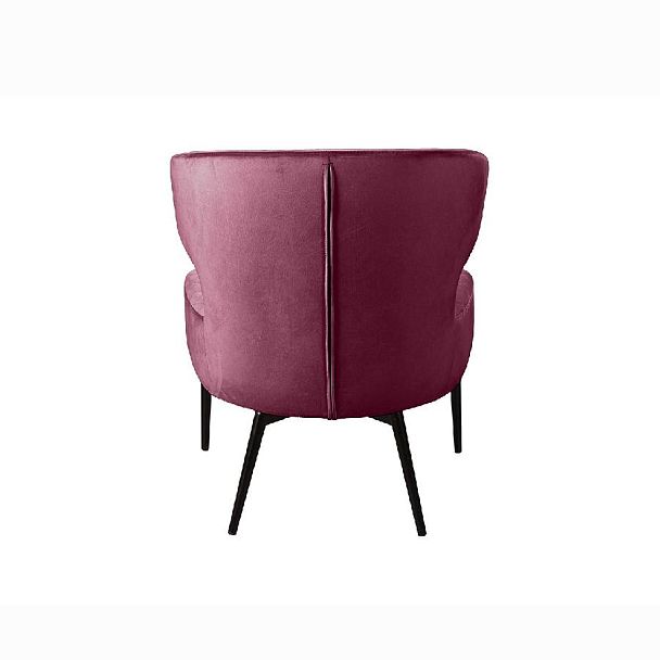 Кресло Richard ромб, бархат винно-красный 16 - Вид 5