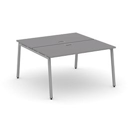 Стайл Проджект Рабочая станция двухсторонняя SN-4A.DRS-012 Серый Пепел/Металл Серый 1180*1432*750 - Фото предпросмотра