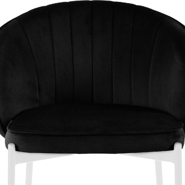 Полубарный стул Миэль черный/белый - Вид 7