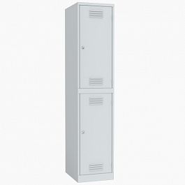 Шкаф двухсекционный для одежды сварной - Фото предпросмотра