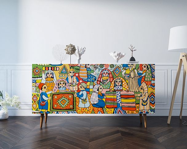 Комод "Berber" с ящиками 1 принт - Вид 6