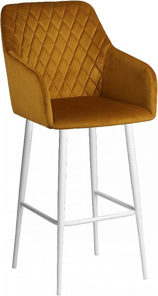 Комплект барных поворотных кресел Барли К, Confetti chai tea/белый, 2 шт. - Вид 4