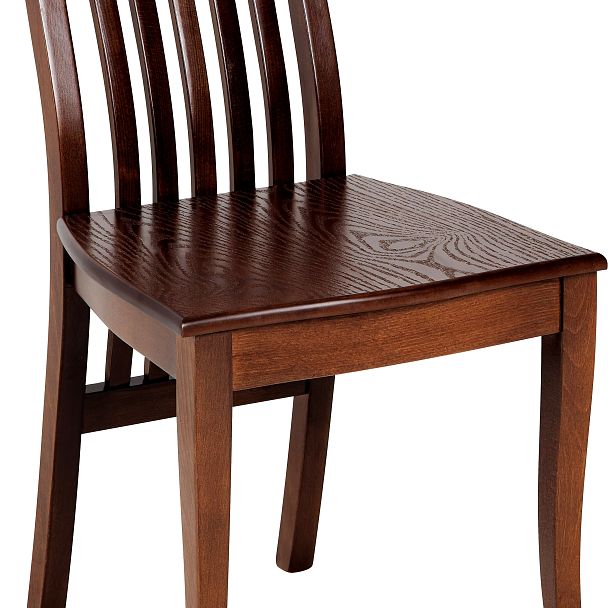 Комплект деревянных стульев с жестким сиденьем Альбен Античный орех, 4 шт. - Вид 12