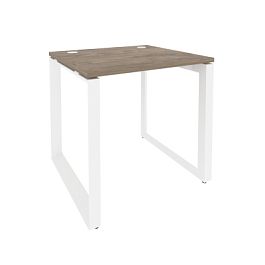 Onix Стол рабочий на О-образном м/к O.MO-SP-0.7 Тиквуд темный/Белый металл 780*720*750 - Фото предпросмотра