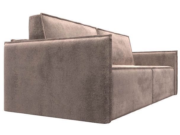 Диван прямой Либерти Велюр бежевый - Вид 3