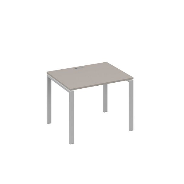 Стол письменный на металлокаркасе UNO A4 А4 Б1 022 БП мокко премиум / металлокаркас серый - Вид 1