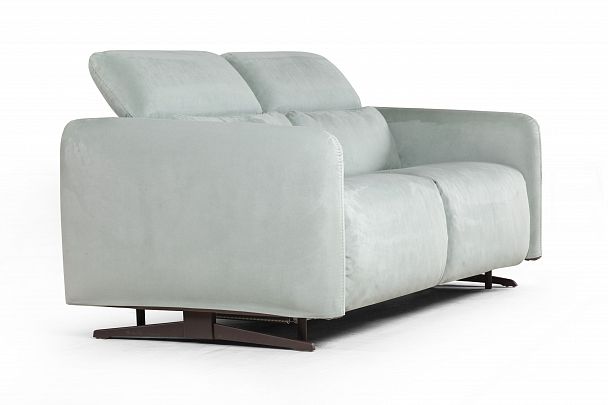 Rimini диван-кровать прямой замша мятный - Вид 26