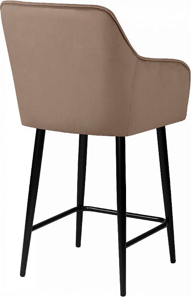 Комплект полубарных поворотных кресел Мони К, Confetti latte/черный, 3 шт. - Вид 5