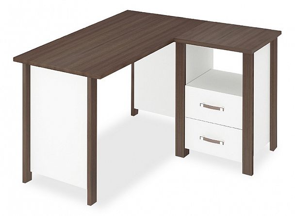 Стол письменный Бартоло СТД-У с ЯПД Белый/Шамони - Вид 1