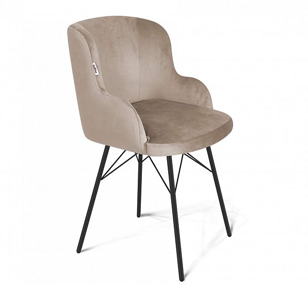 Стул Sheffilton SHT-ST39/S64 латте/черный муар - Вид 2