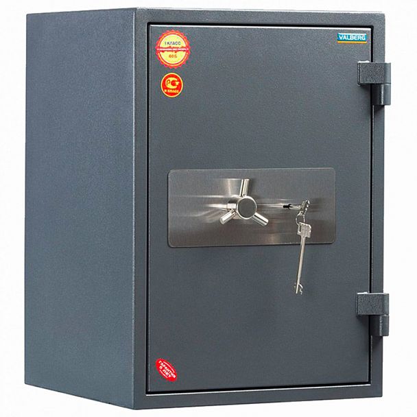 Сейф огневзломостойкий VALBERG "Гарант Евро 67Т", 670х480х460 мм, 131 кг, ключевой замок, S10299220514 - Вид 1