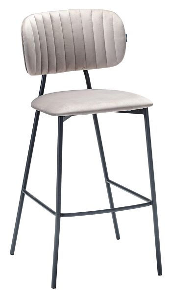 Стул барный Fendi серый - Вид 1