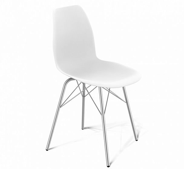 Стул Sheffilton SHT-ST29/S64 белый/хром лак - Вид 1