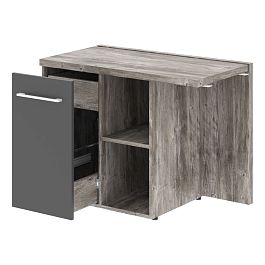 Тумба приставная MCRT1055(L) Антрацит/Сосна Нордик 1000х550х750 MORRIS TREND - Фото предпросмотра