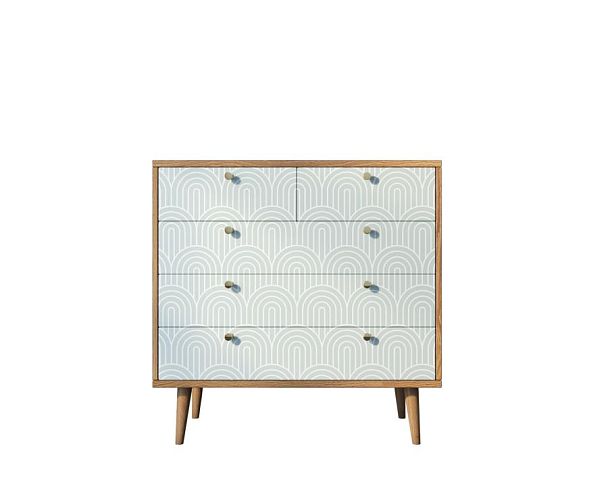 Комод Berber пять ящиков 34 принт арт BB36/Print_34 - Вид 1