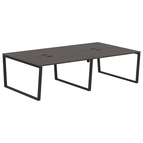 Стол 4-х местный EVWST 2716 Мокко/Черный 2726х1606х750 EDIS - Вид 1