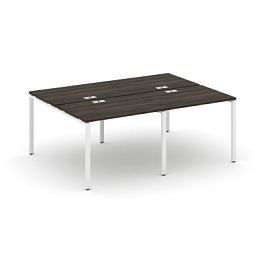 Concept Рабочая станция на 4 места CN.DRS-005 Дуб Мали/Металл Белый 1960*1480*750 - Фото предпросмотра