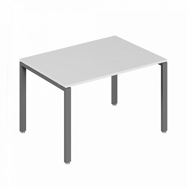 Стол письменный на металлоопорах Trend Metal 120x72x75 белый - Вид 1