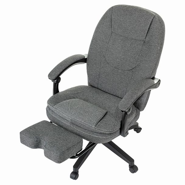 Кресло офисное CH-868MSG-F, синхромеханизм, подставка для ног, ткань, серое, 1998751 - Вид 11