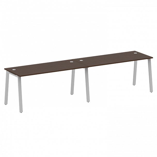 Рабочая станция "Metal System" БА.СМ-2.4 венге/серый - Вид 1