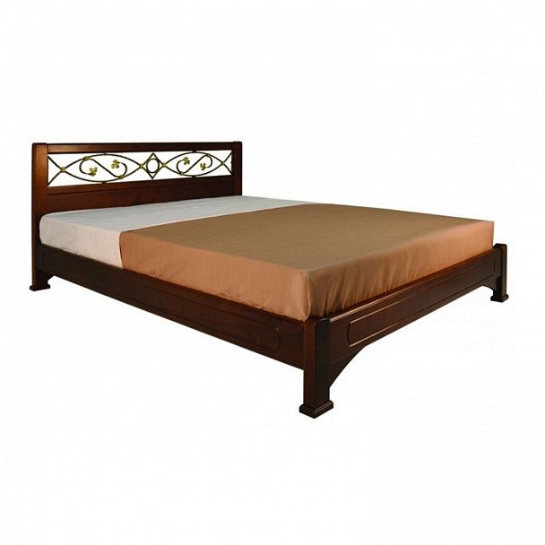 Кровать "Омега-7 140" сосна - Вид 1