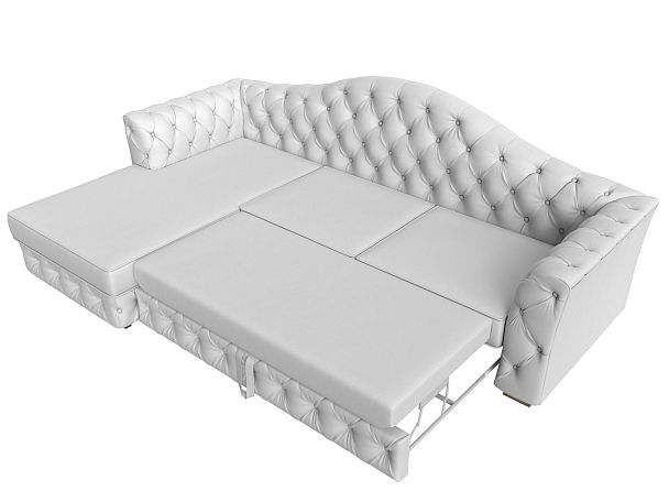 Диван угловой Артис левый угол Экокожа белый - Вид 7