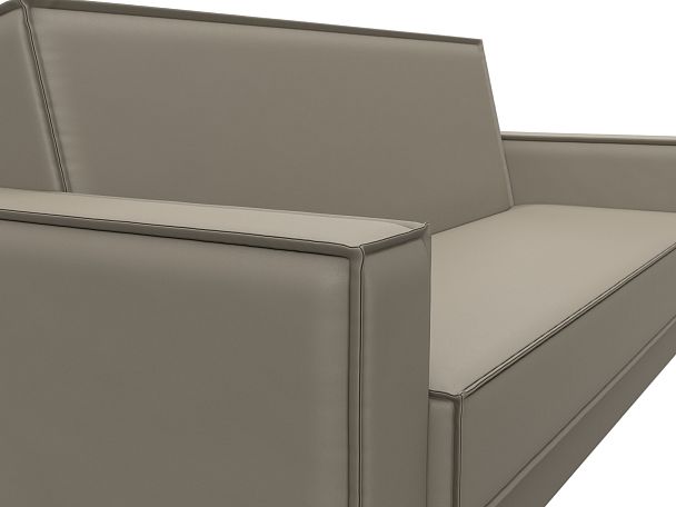 Диван-книжка Куба Экокожа бежевый - Вид 4