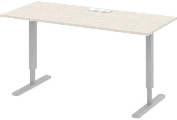 Стол офисный рабочий "Трансформер"  ПК-ТРС-СТ180Х80КК/ЭР-В1-30 дуб альпийский - Вид 1