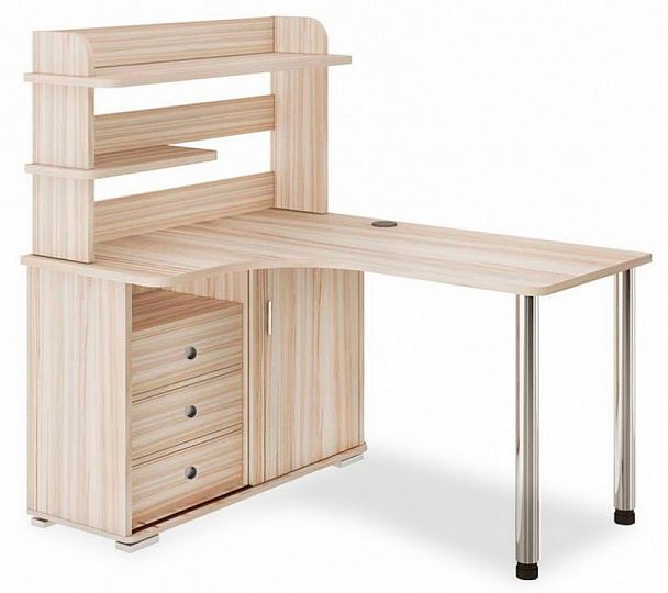 Стол компьютерный Домино СР-145М Карамель левый - Вид 1