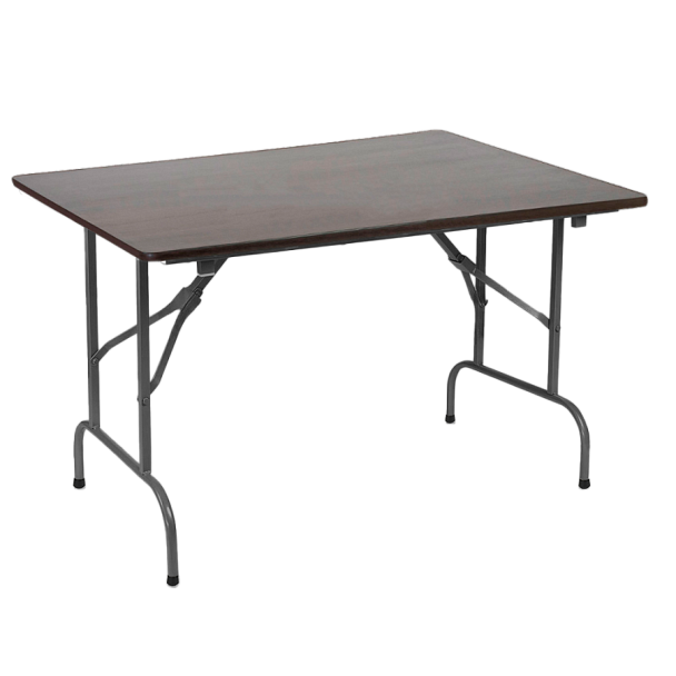 Стол Лидер 1, 1200х800 мм, венге, каркас черный - Вид 1