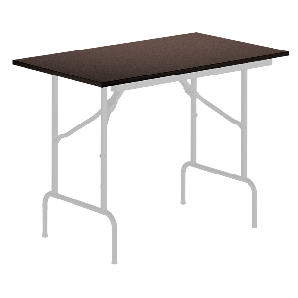 Стол Лидер 1, 1200x600, венге, белый, кромка ПВХ, без отбойников - Вид 2
