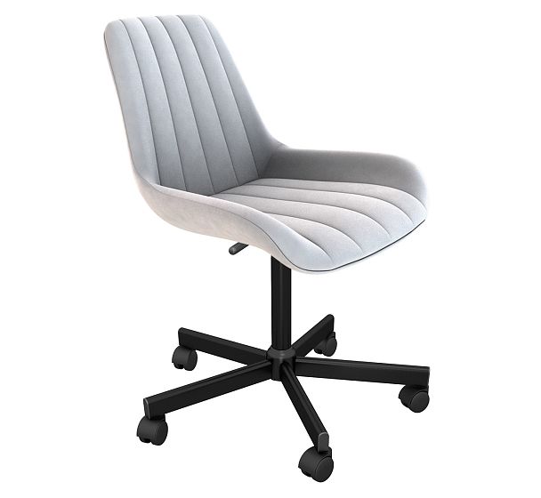 Стул подъемно-поворотный Sheffilton SHT-ST37/S155 серое облако/черный - Вид 2