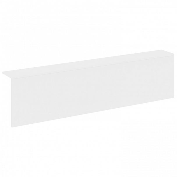Накладка прямая высокая на 2 модуля "Onix" О.R-NP.V-158.2 белый - Вид 1