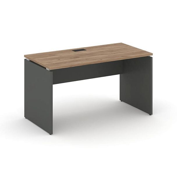 Стайл Проджект Стол письменный SN-D.SP-012 Дуб Табак/Антрацит NEW/Черная Заглушка 1180*700*750 - Вид 1