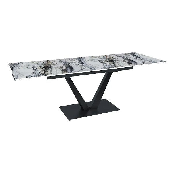 Стол раскладной Malibu (140+40+40), керамика глянцевая Cold Jade - Вид 5