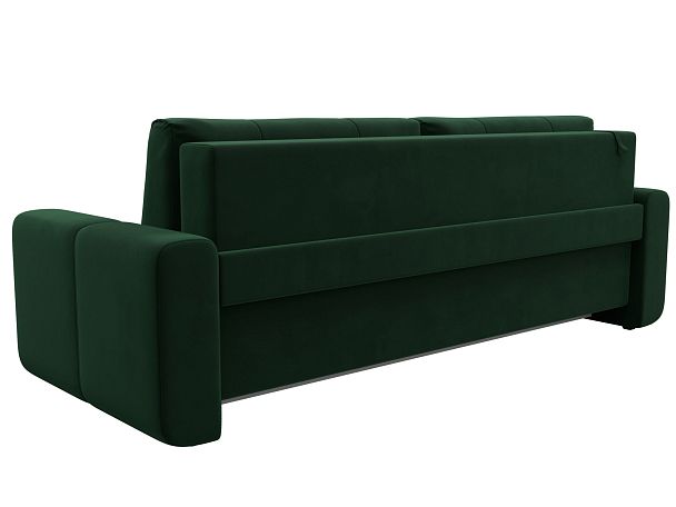 Прямой диван Лига-031 Велюр зеленый - Вид 5