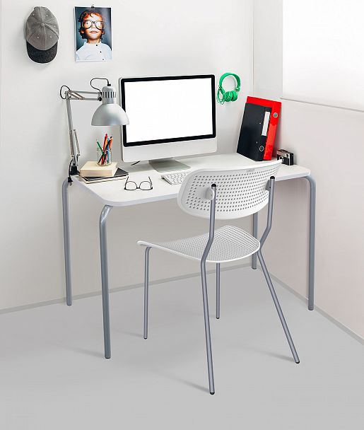 Школьный стул Точка Роста Sheffilton SHT-S85PB-1 черный/красный/черный муар, стопируемый - Вид 7