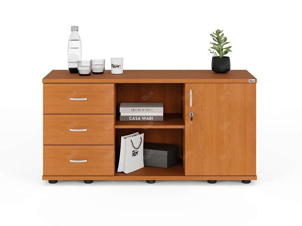 ЛАЙТ / LIGHT RLG023-120x45 Тумба 4 ящика 120x45x60 Вишня - Вид 2