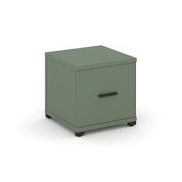 Concept Тумба приставная 1 распаш. фасад CN.TUP-004 B Кобо/Металл Черный 420*420*416 - Фото предпросмотра