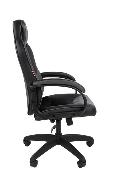 Кресло Chairman game 17 Россия экокожа черный/серый - Вид 3