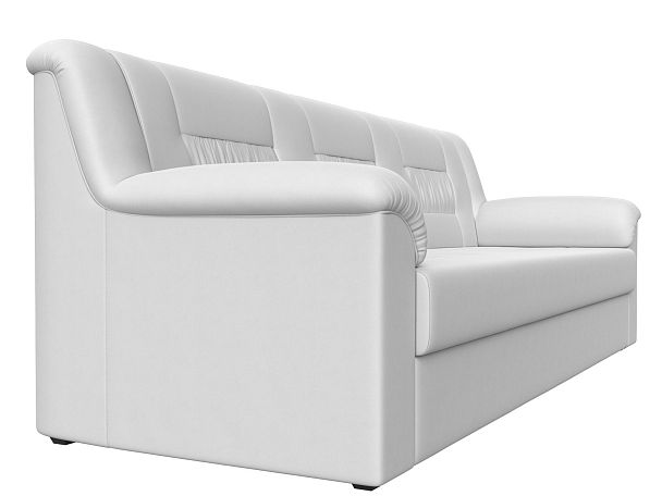 Прямой диван Карелия (полностью экокожа белая) - Вид 4