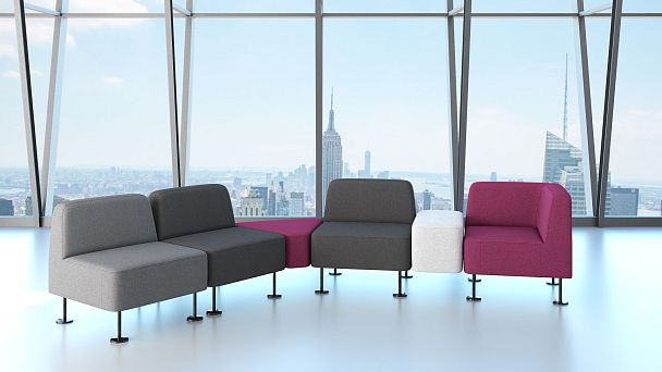 Модуль соединительный Legato 35x70x33 чёрный - Вид 2