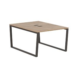 Стол 2-х местный EVWST 1116 Дуб Денвер светлый/Мокко 1160х1606х750 EDIS - Фото предпросмотра