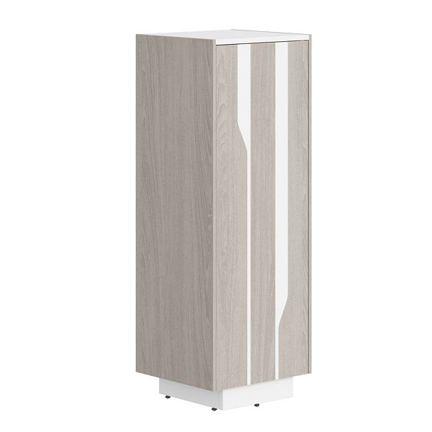 Шкаф СФ-574201 Дуб серый/Белый премиум 464х430х1305 LINE - Вид 1