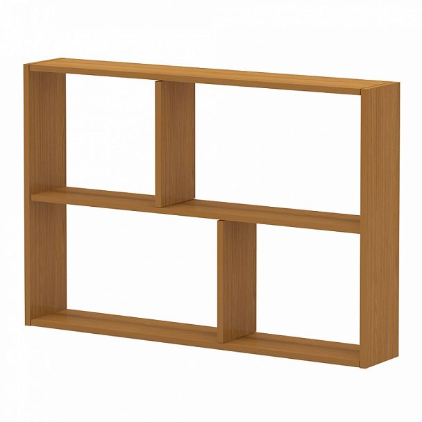 Полка книжная "Система-M" ПК-КПЛ-ПЛКН120х80-В1-24 ольха - Вид 1