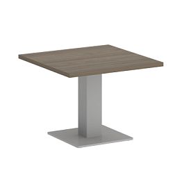 Home Office Стол журнальный квадратный VR.SP-5-60.2G Вяз/Серый металл 600*600*450 - Фото предпросмотра