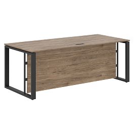 Стол руководителя EST 209H Кария Пальмира/Антрацит 2000х900х750 ENIO - Фото предпросмотра